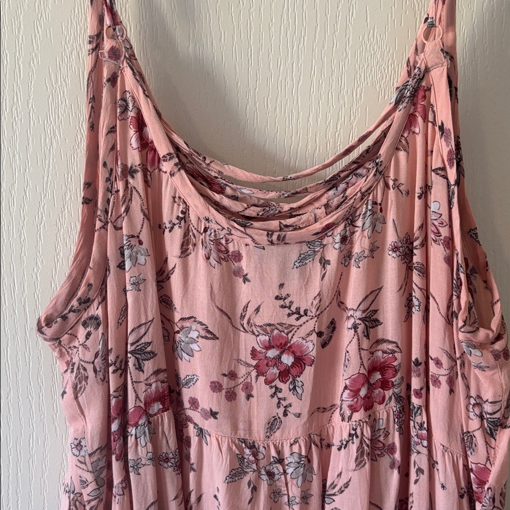 torrid Pink Floral Spaghetti Strap Cami